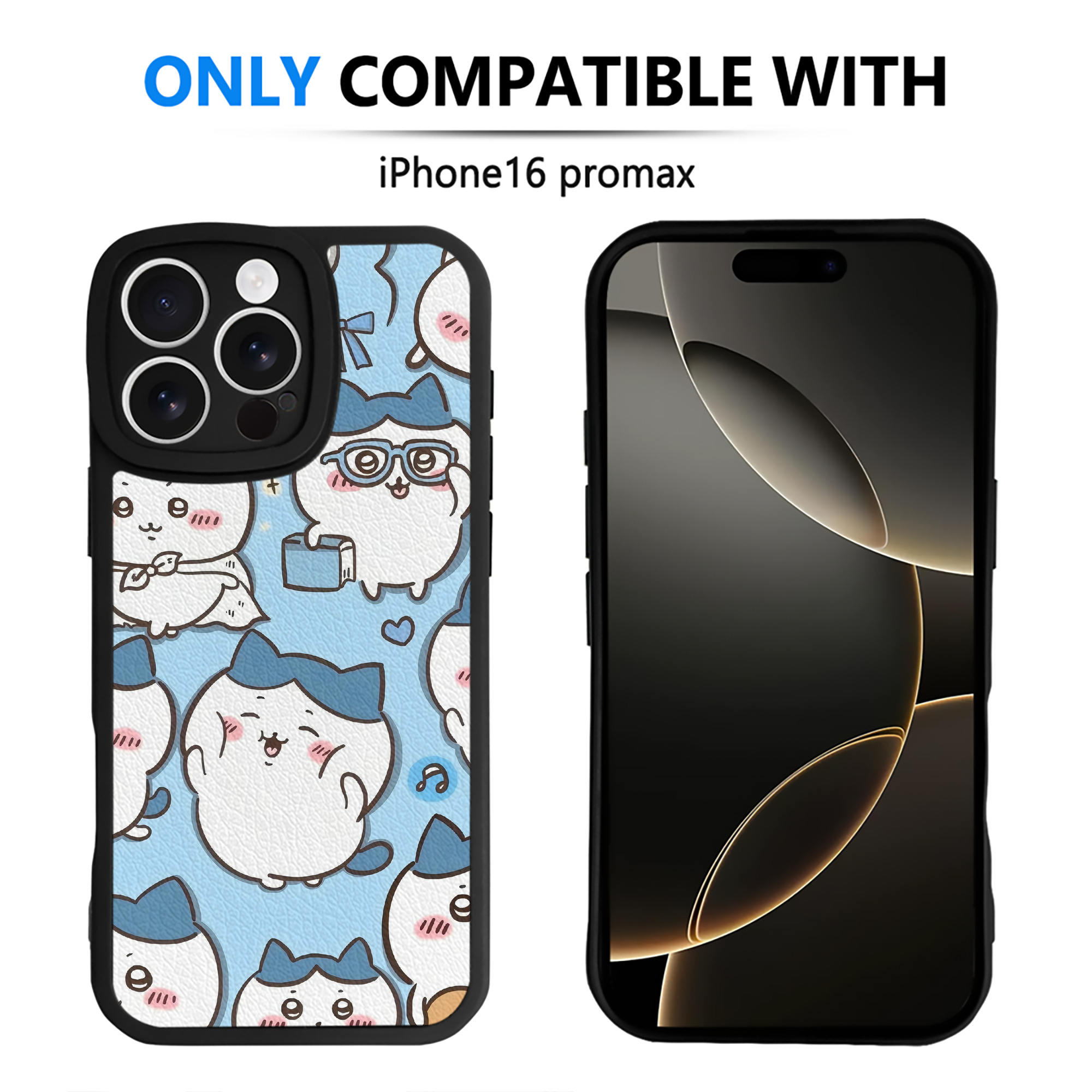 （画像用） ちいかわ Chii-kawa 【iPhone 16シリーズ対応】シリコンスマホケース（レザー調） 材質：シリコン